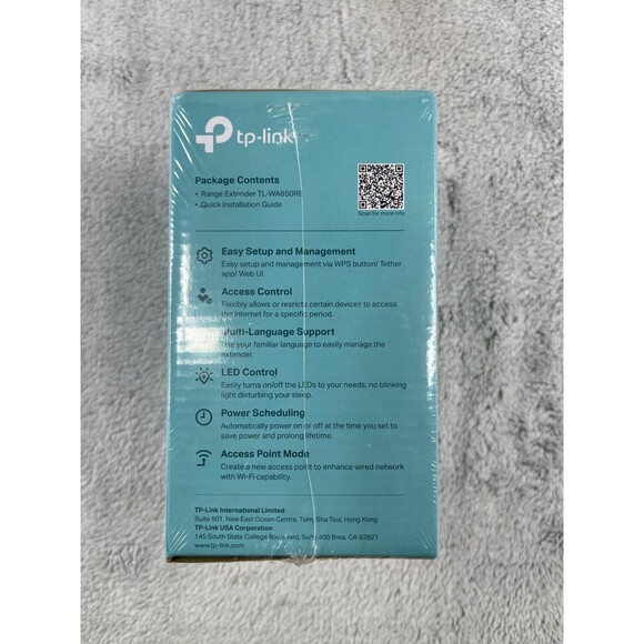 TP-LINK 300Mbps Universal Wi-Fi Range Extender - White (TL-WA850RE) NEW Sealed - Picture 2 of 5